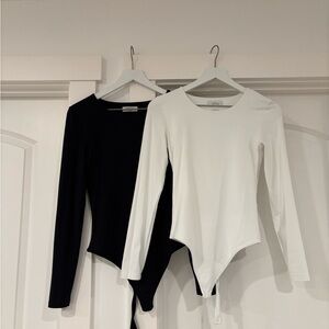 Aritzia Babaton white and black bodysuits Size M #bodysuit